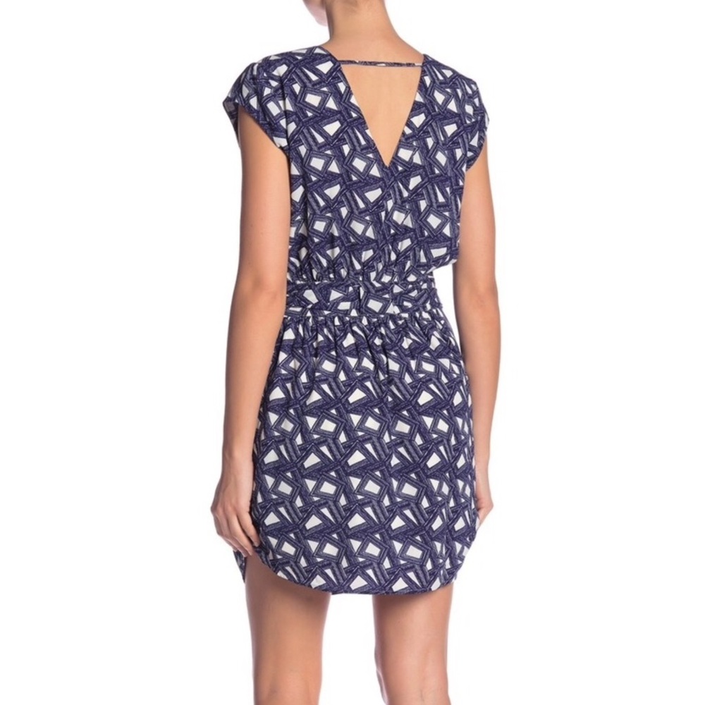 NWT DR2 by Daniel Rainn Cap Sleeve Surplice Dress - Picture 2 of 2